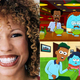 Angela Nissel; scenes from The Jellies (Adult Swim)